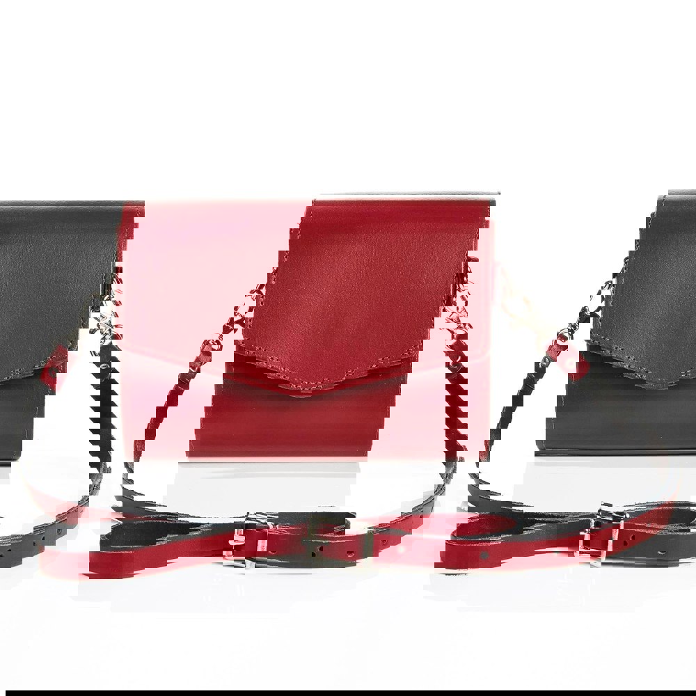 Oxblood Leather Clutch - Clutch Bag - Zatchels