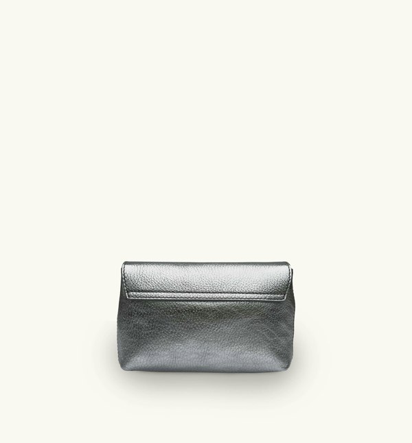 Apatchy London The Maddie Leather Bag - Pewter