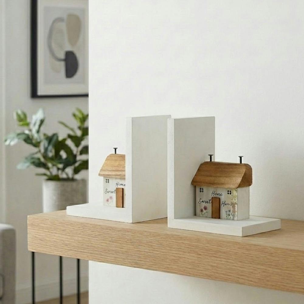 Garden Greatness Home Sweet Home House Bookends