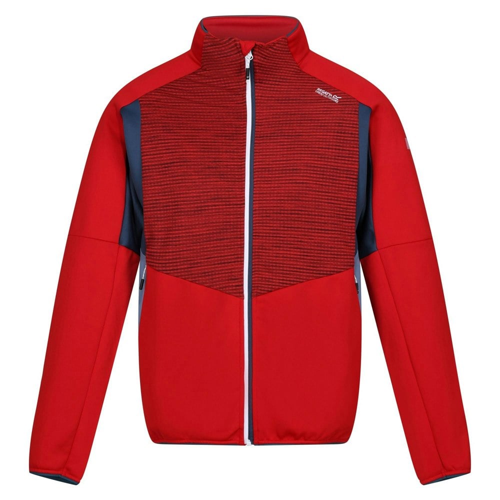 Regatta Mens Yare VIII Full Zip Jacket - Danger Red/Moonlight Denim/Coronet Blue