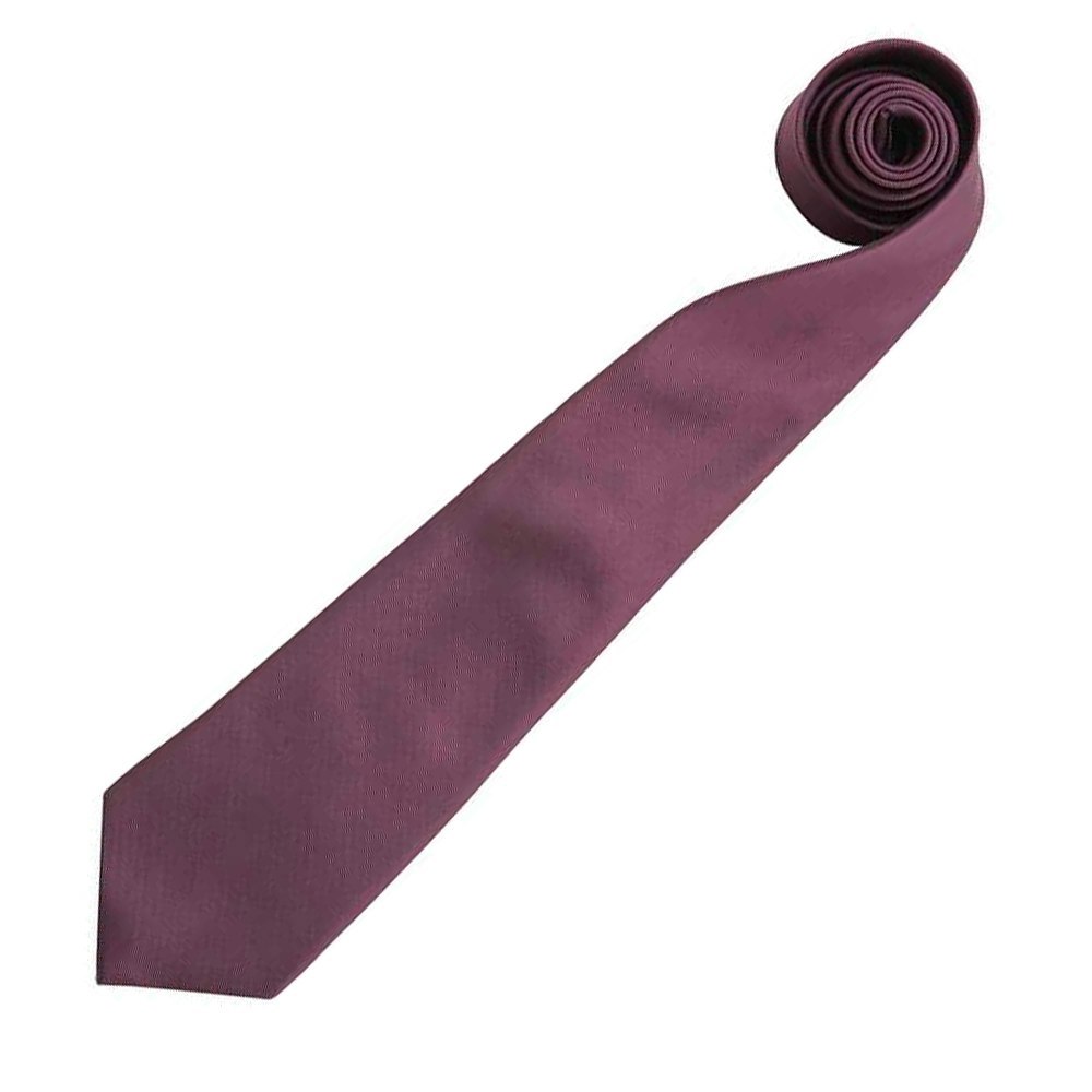 Premier Mens “Colours” Plain Fashion / Business Tie - Purple