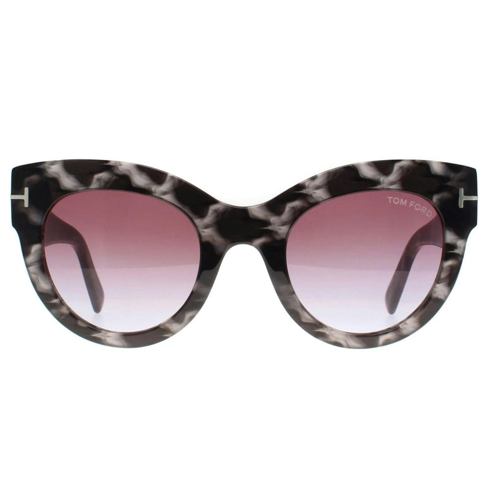 Tom Ford Sunglasses Lucilla FT1063 56Z Havana Marble Violet Gradient