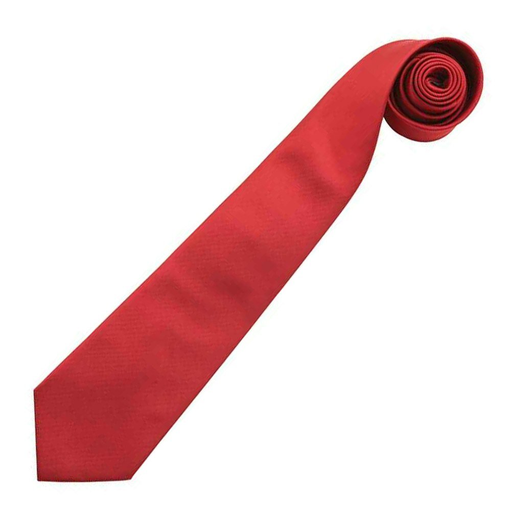 Premier Mens Colours Fashion Tie - Red