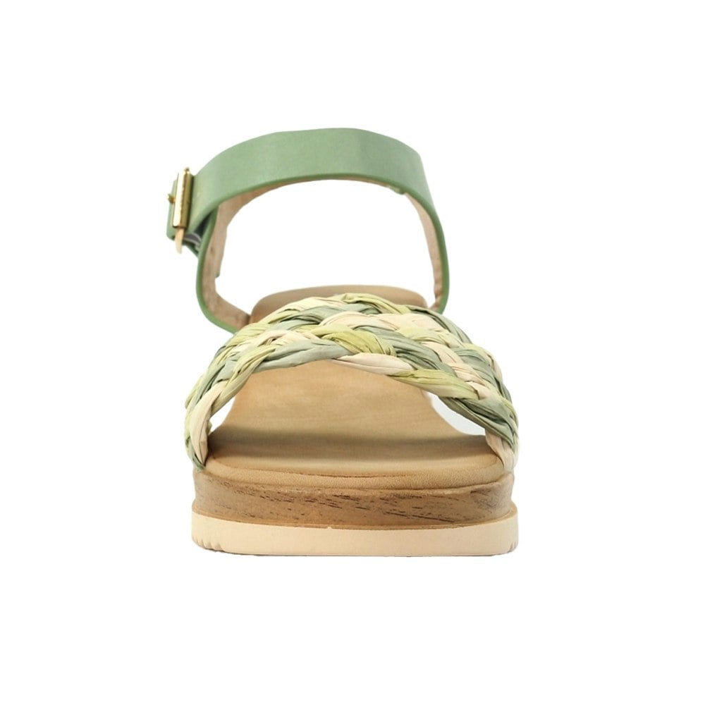 Lunar Womens/Ladies Indiana Sandals - Green