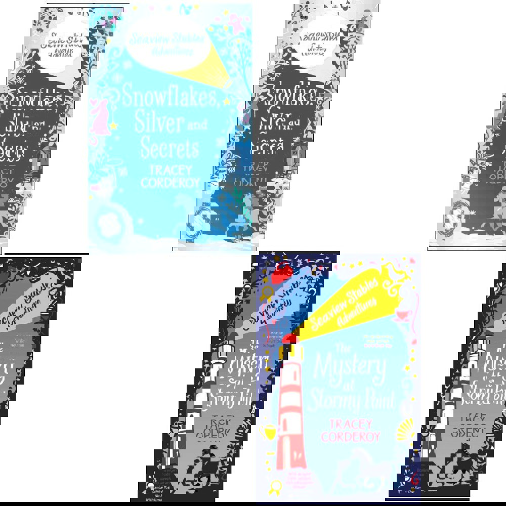 Seaview Stables Adventures 2 Book Set Mystery at Stormy Point, Snowflakes Silver and Secrets