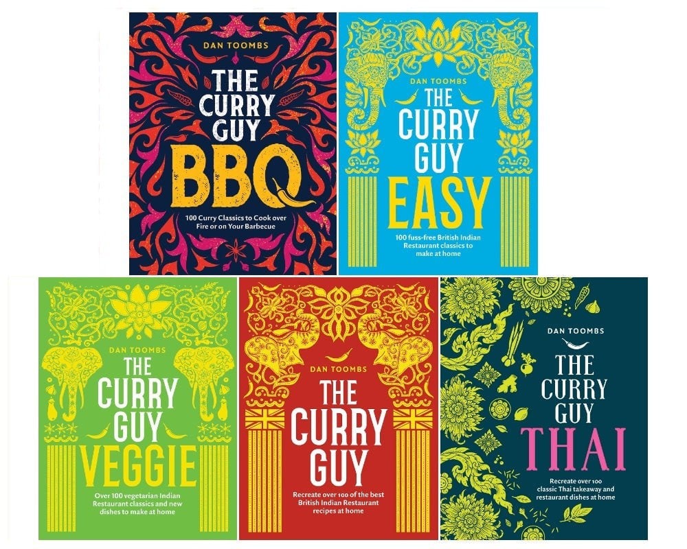 The Curry Guy, Curry Guy Thai, The Curry Guy Easy, Curry Guy BBQ, The Curry Guy Veggie