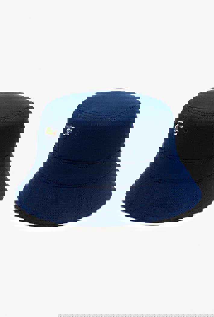 Lacoste Men's Pique Bucket Hat - Blue