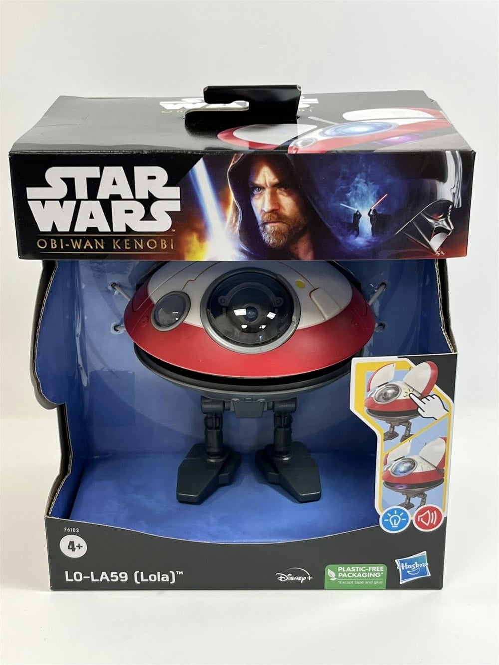 HASBRO Star Wars L0-LA59 (Lola) animatronique, droïde électronique HASBRO Star Wars L0-LA59 (Lola) animatronique, droïde électronique