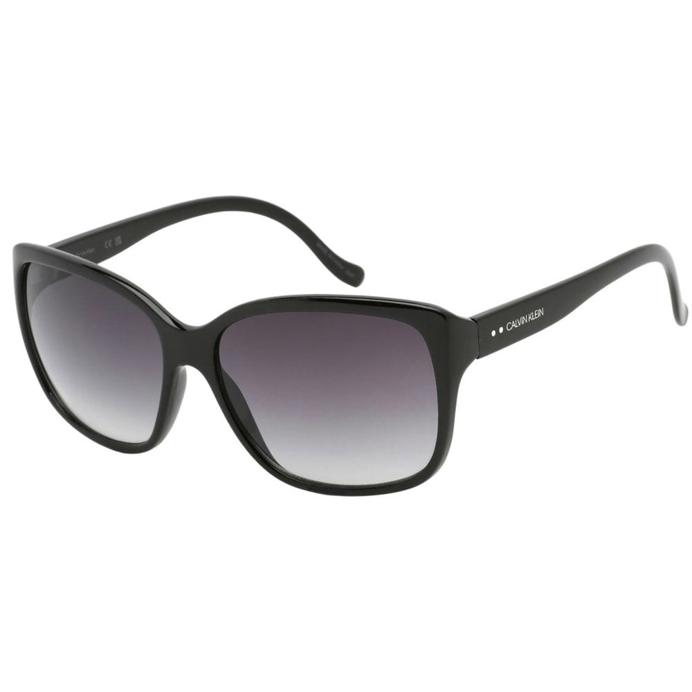 Calvin Klein Grey Lensed Black Sunglasses One Size