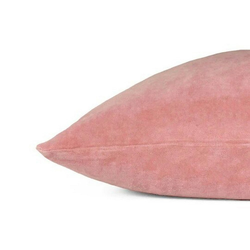 Furn Solo Velvet Square Cushion Cover - Pink