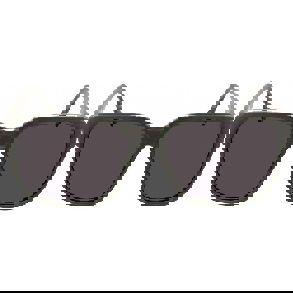 Calvin Klein Jeans Grey Lens Matte Black Sunglasses One Size