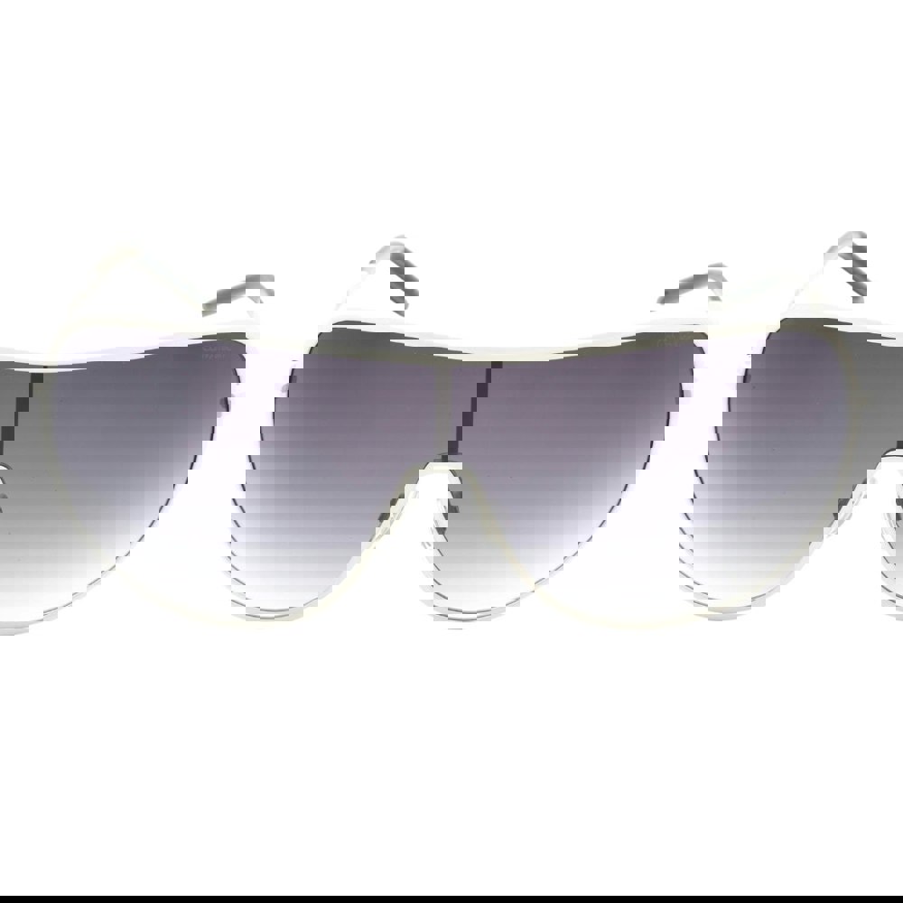 Calvin Klein Grey Gradient  White Sunglasses