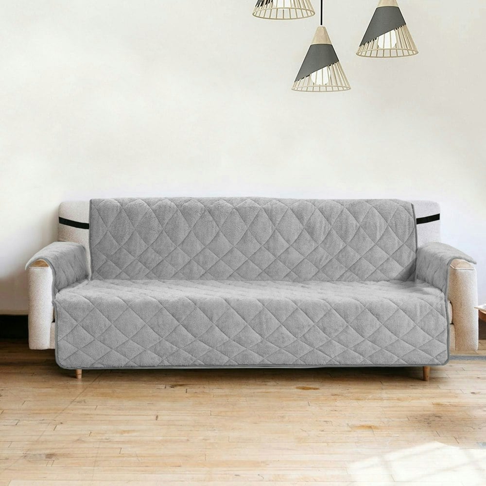 Home Republic Velosso Teddy Soft Water Repellent Sofa Protector - One Seater