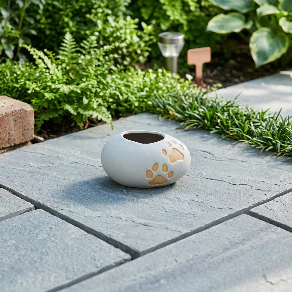 Garden Greatness Relica Mini Paw Print Planter Pot