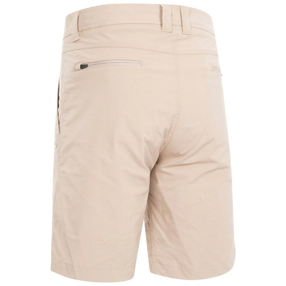 Trespass Mens Runnel Cargo Shorts - Oatmilk