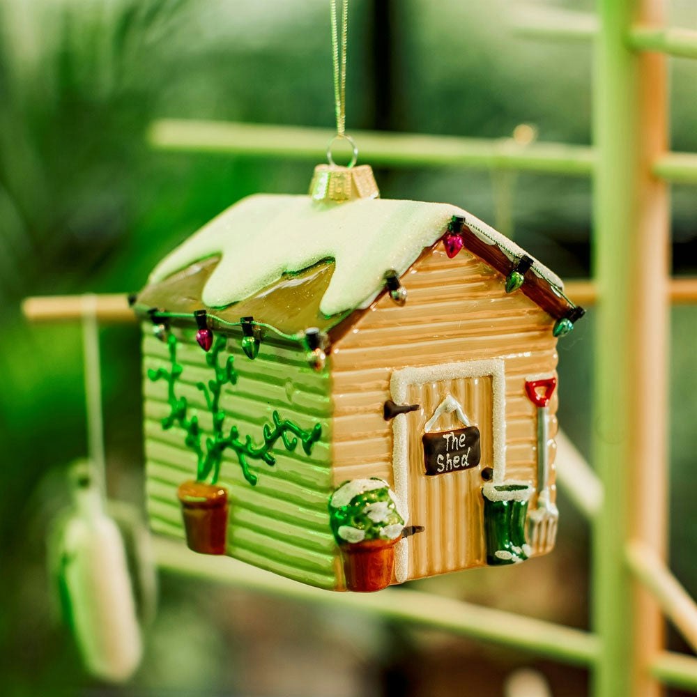 Garden Shed Bauble - A Festive Nod to Muddy Boots and Trowel Tales