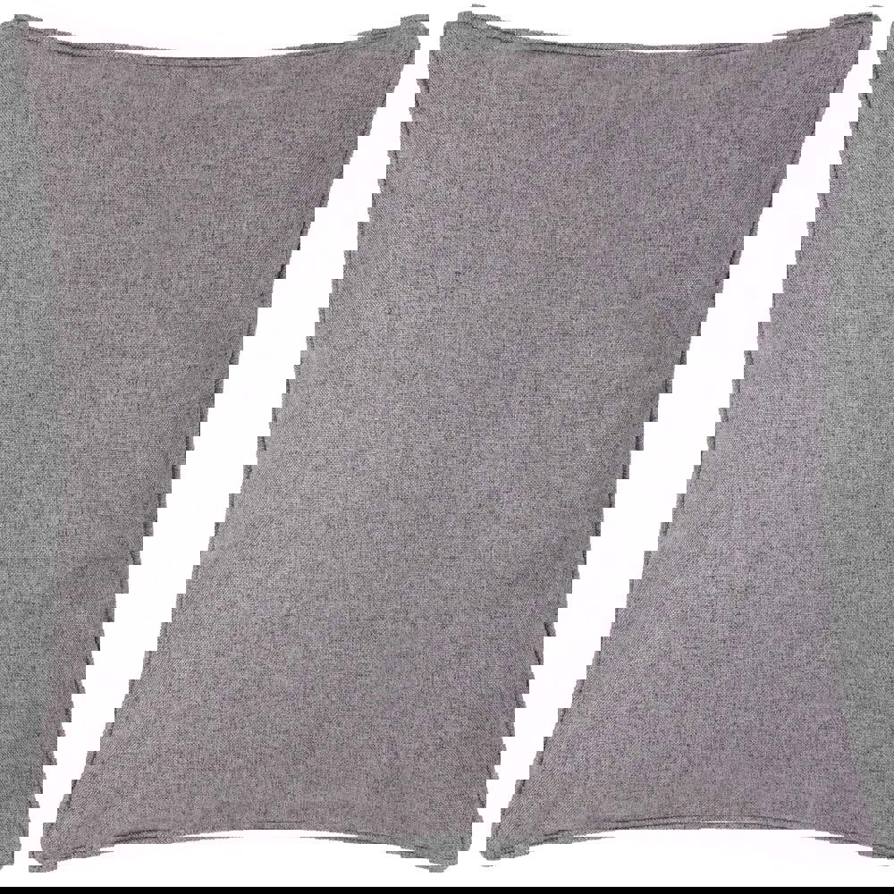 Furn Dawn Piping Detail Textured Cushion Cover - Charcoal
