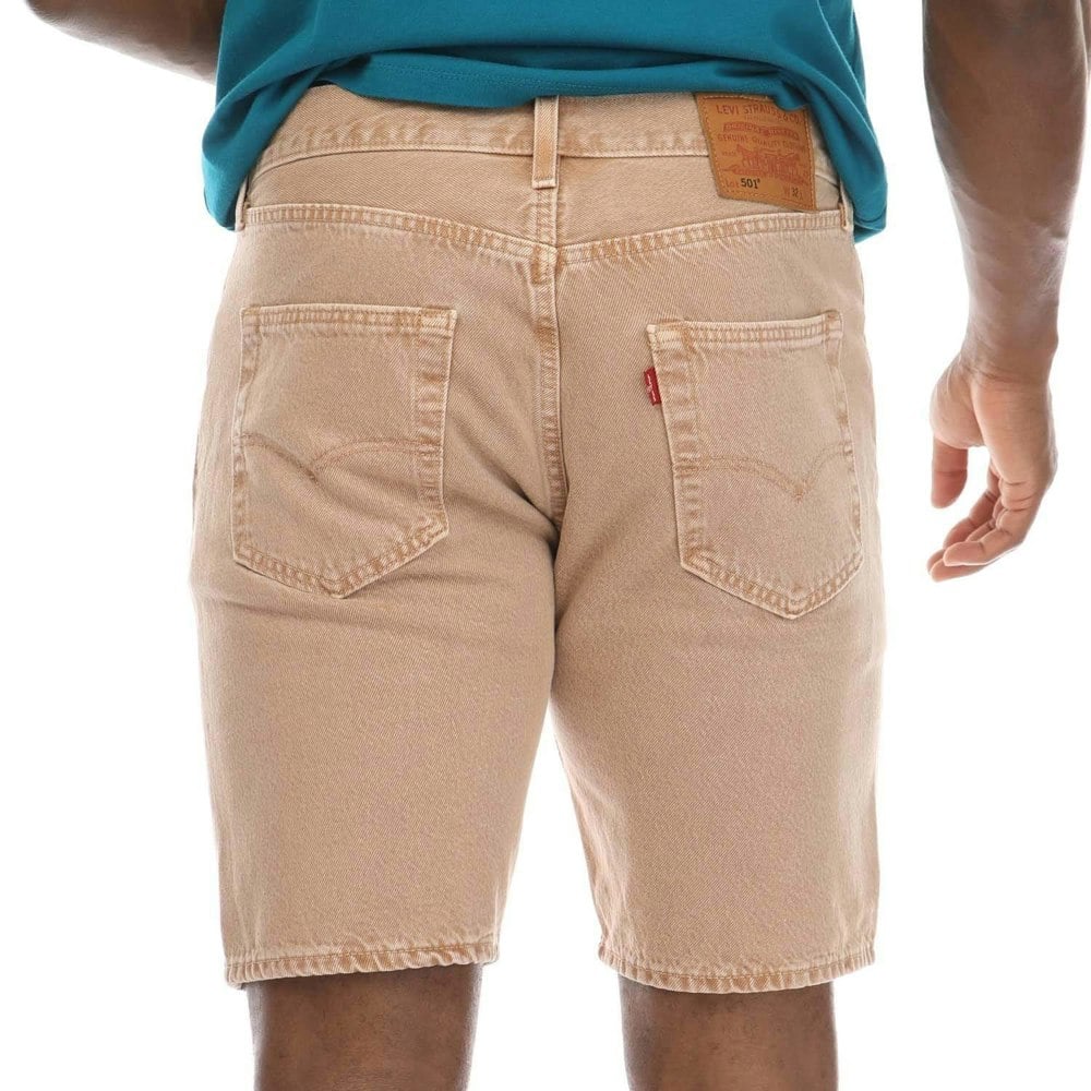Levis Mens 501 Original Shorts - Sand