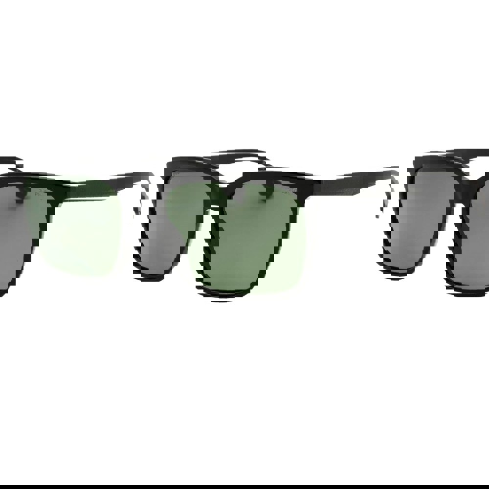 Hugo Boss Green Polarized Lens Black Sunglasses One Size