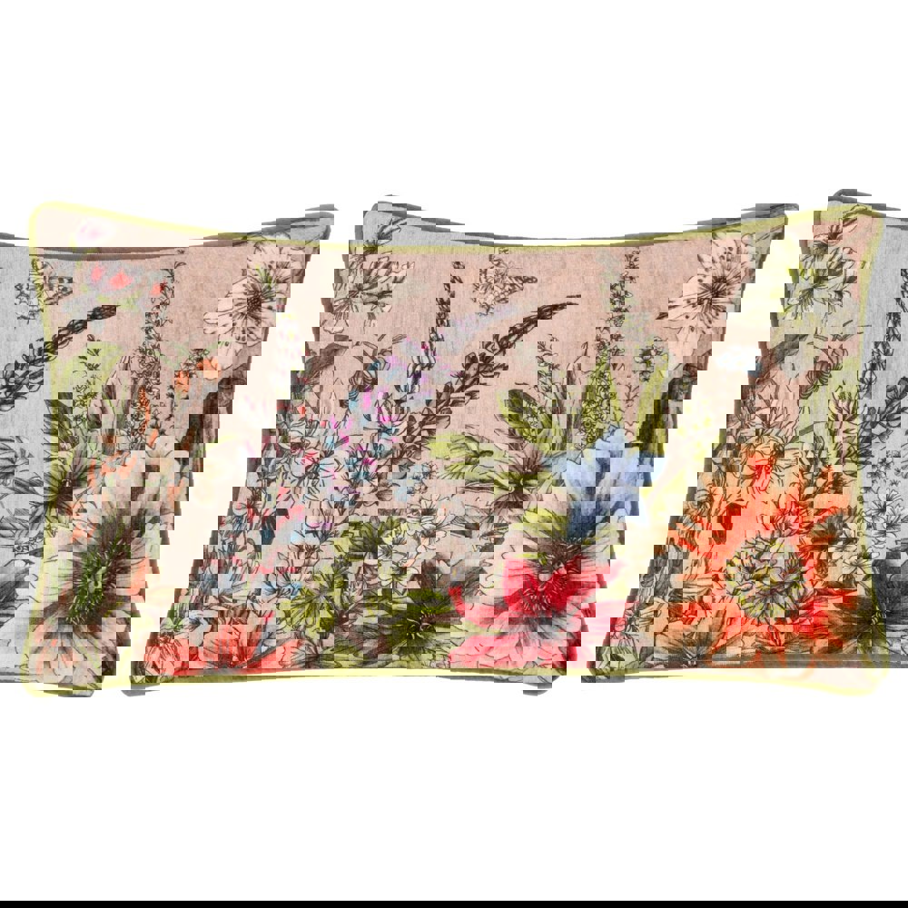 Wylder Hidcote Manor Evelyn Floral Cushion Cover - Blush