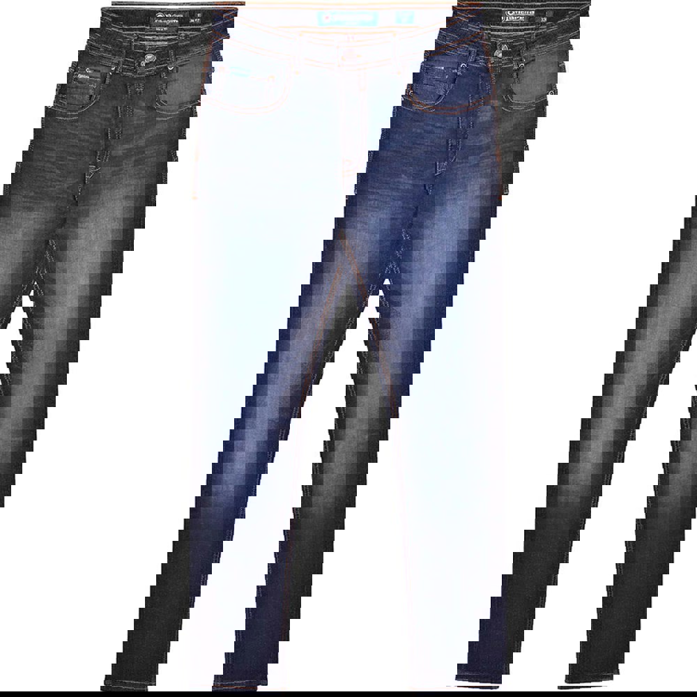 Lambretta Mens Stafford Slim Jeans - Dark Blue