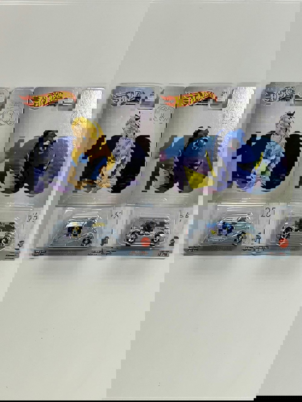 Hot Wheels Disney 100th Anniversary 2 Car Set Real Riders 1:64 DLB45 979S