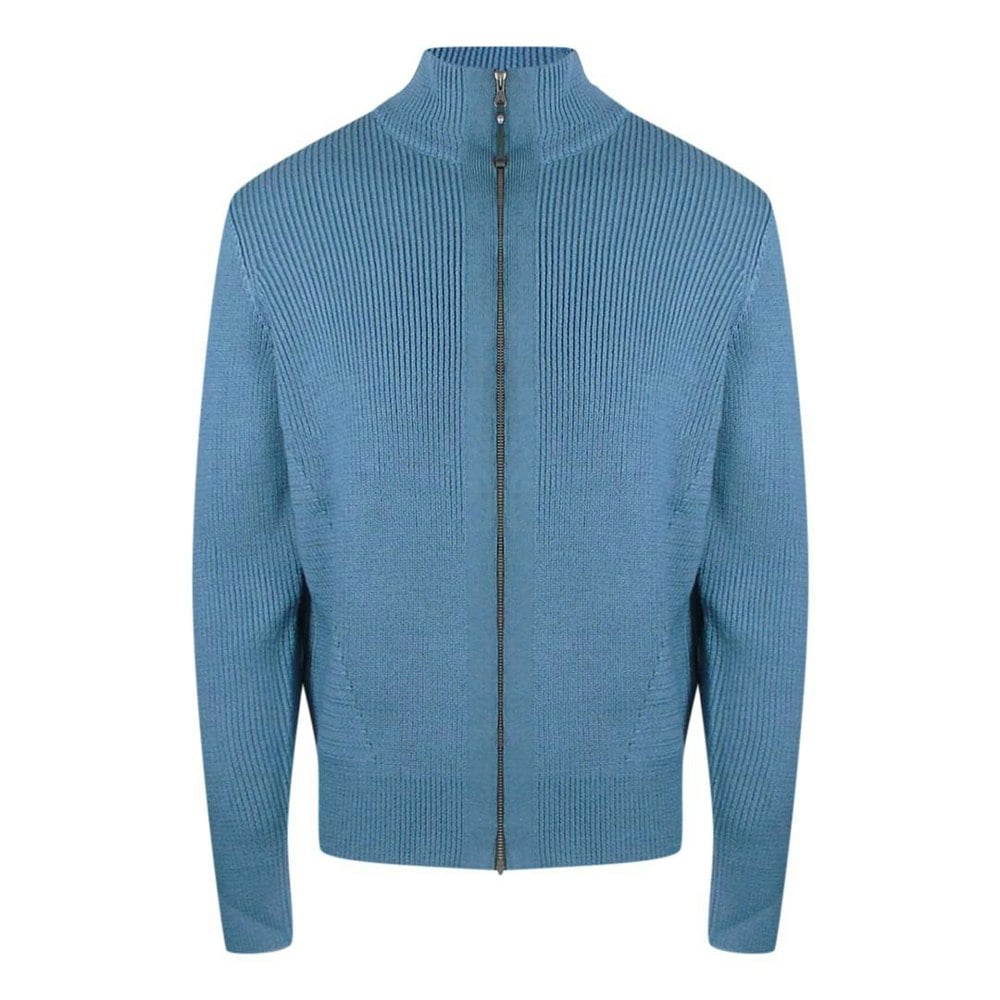 Parajumpers Manny Hydro Blue Zip-Up Sweatshirt L