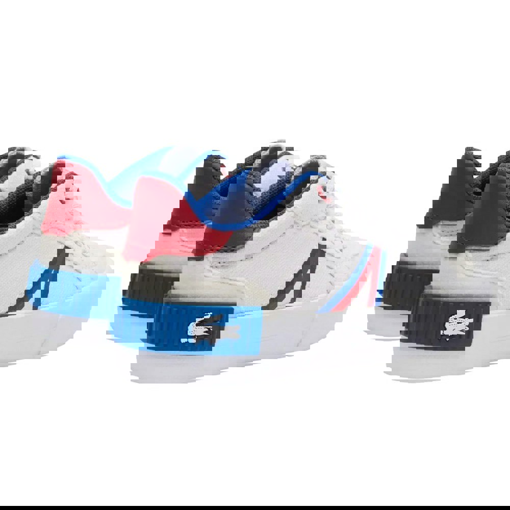 Lacoste Kids L004 Trainers - White/Red