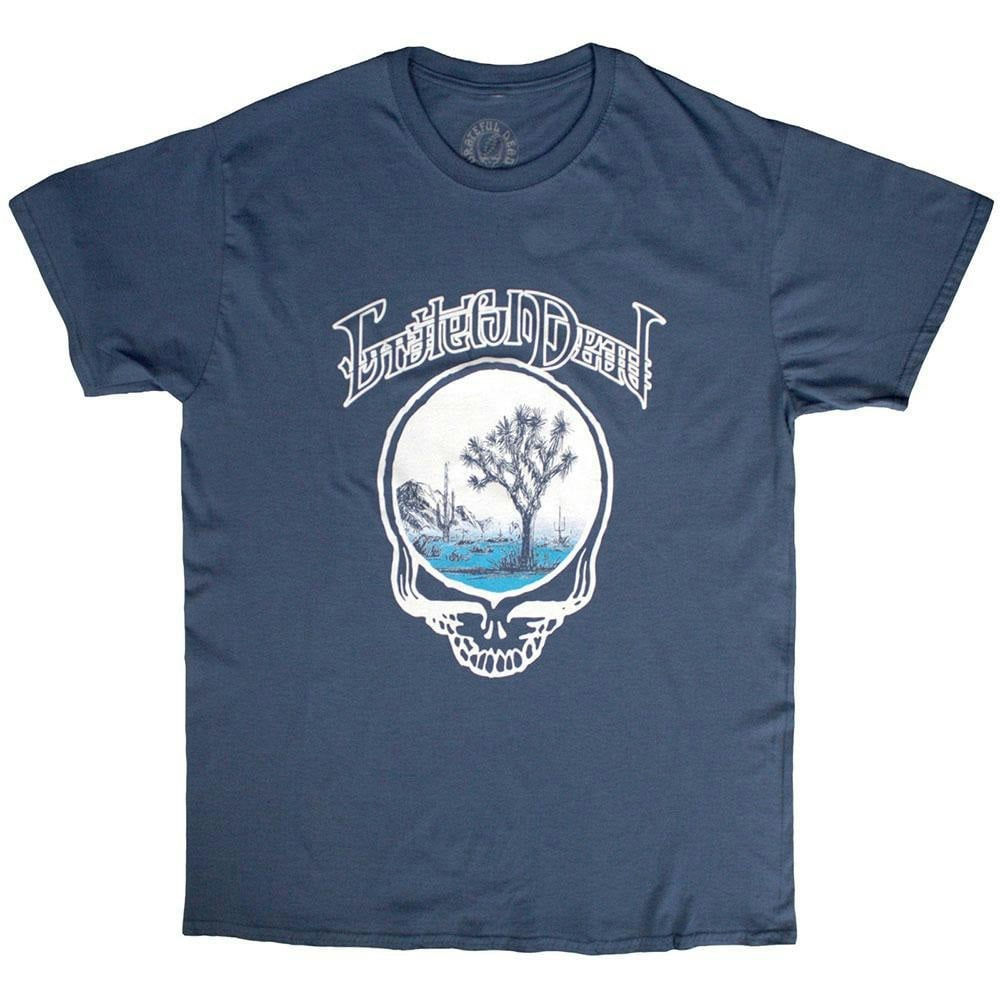 Grateful Dead Unisex Adult Joshua Tree T-Shirt - Blue
