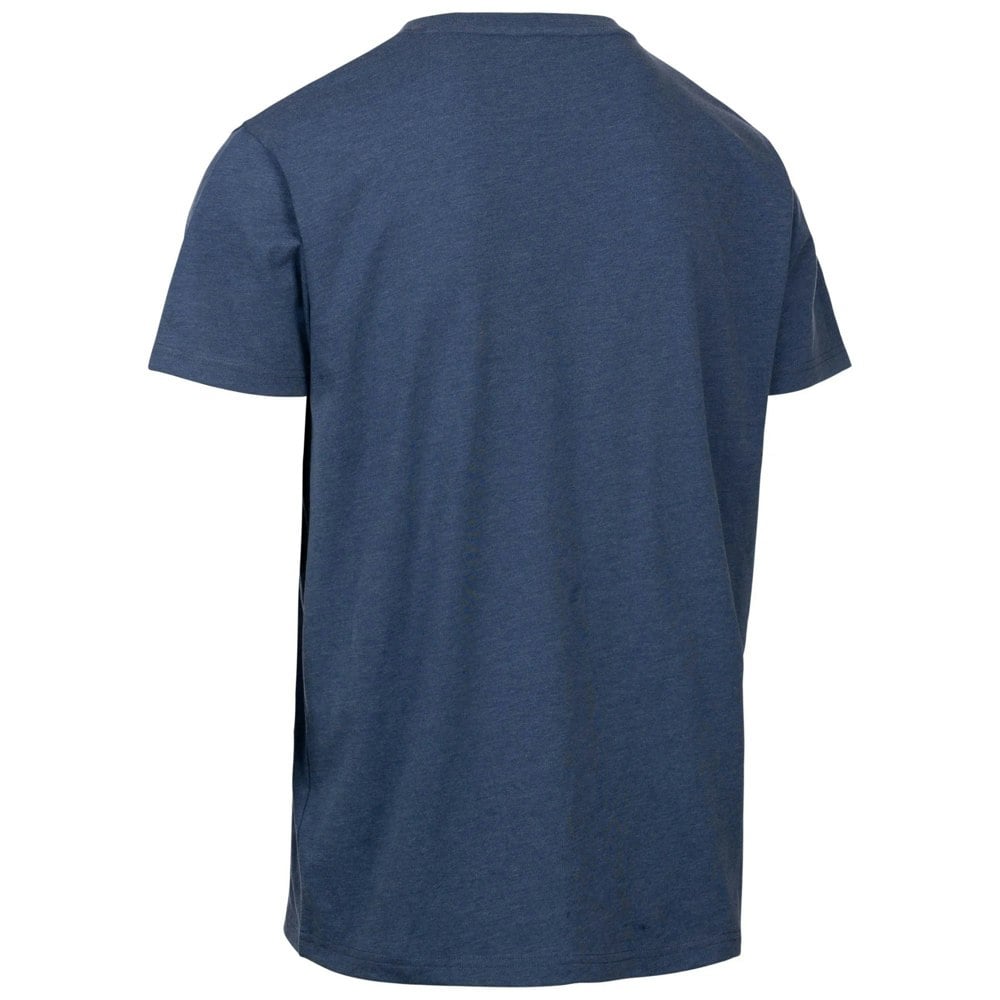 Trespass Mens Pendla Printed T-Shirt - Indigo Tone Marl