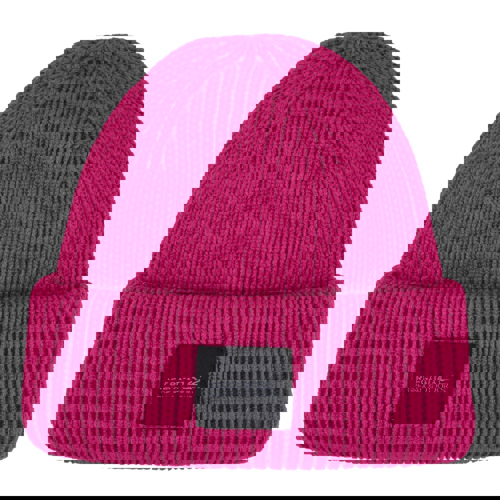 Regatta Unisex Adult Connora Fisherman Christian Lacroix Knitted Beanie - Cabaret