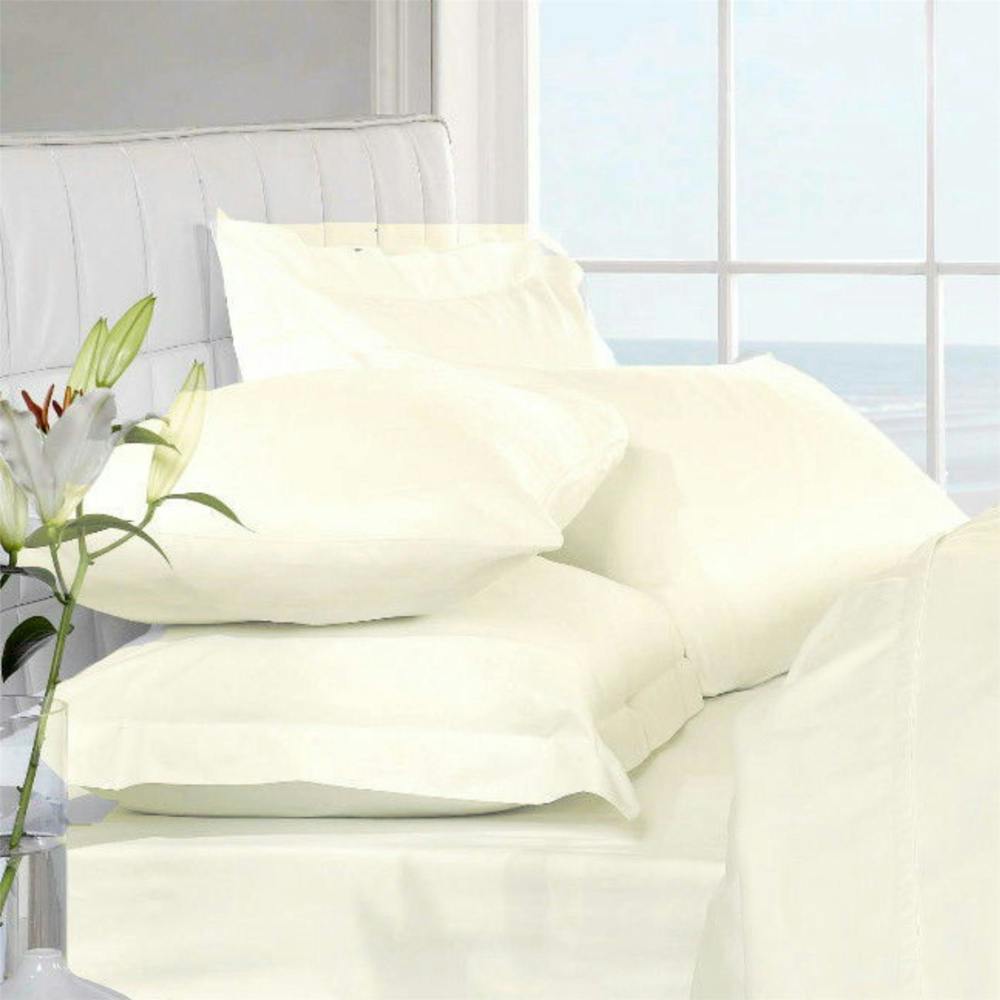 Brighton Hill Egyptian Cotton 200 TC Single Duvet Cover Cream