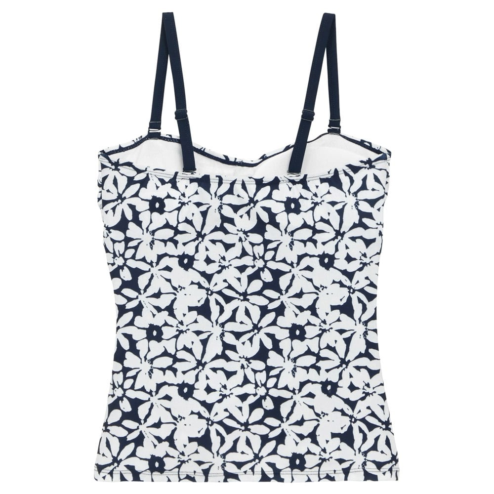 Regatta Womens Aceana III Large Floral Swimwear - Navy/White