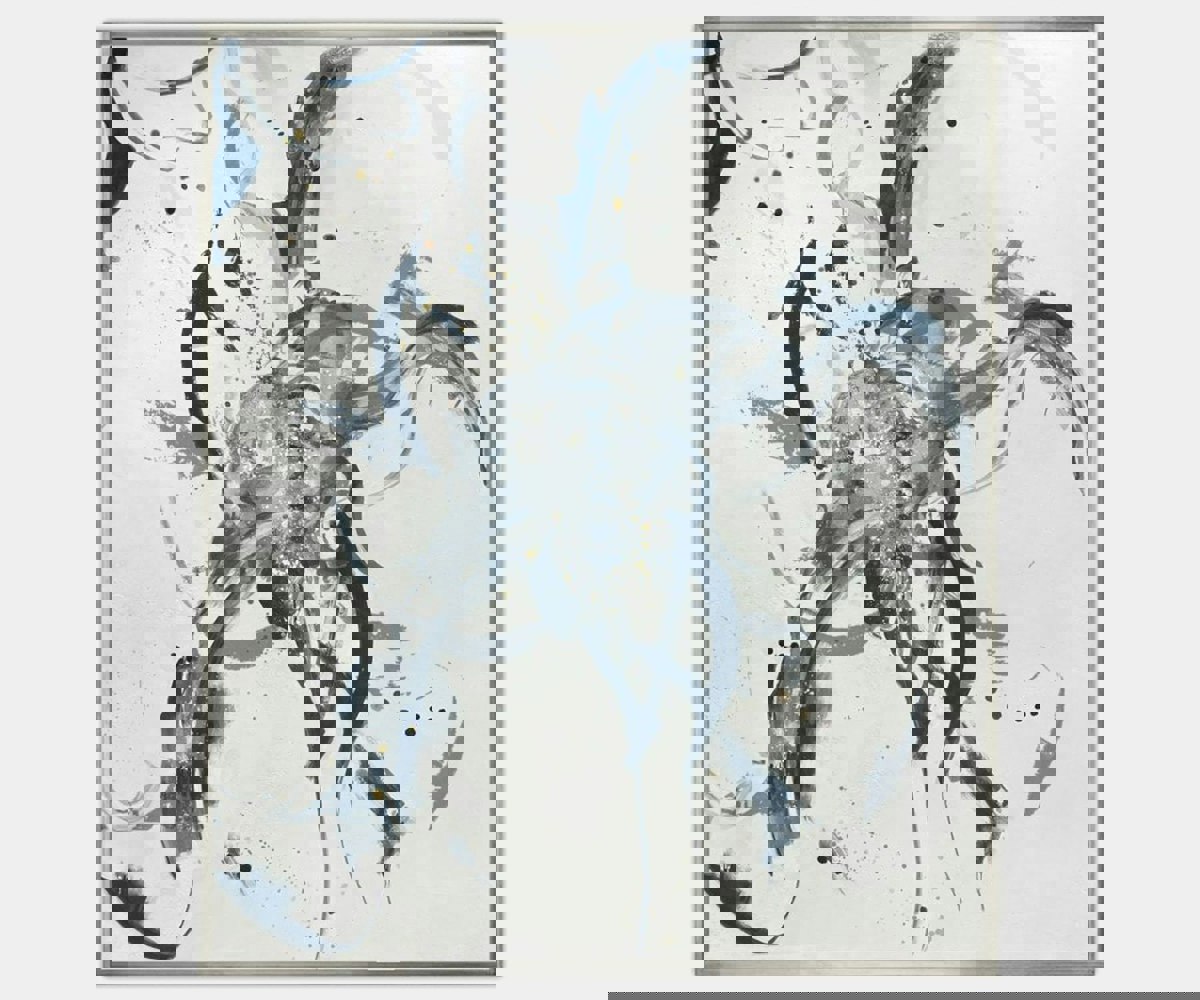 Quintessa Donti 01 Luxury Hand-Painted Canvas Art with Customisable Hand-Finished 'L' Shaped Frame