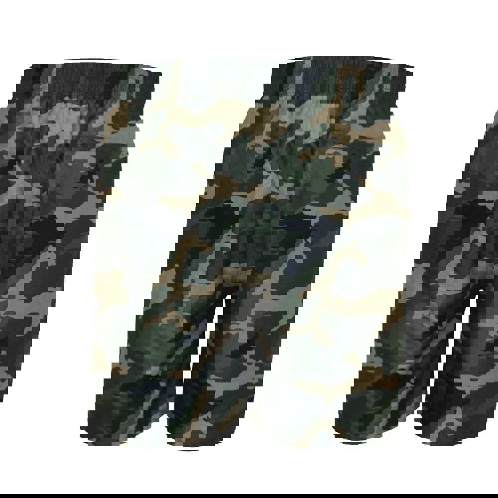 Duke Mens D555 Kody Camo All-Over Print Kingsize Swim Shorts - Camo Green
