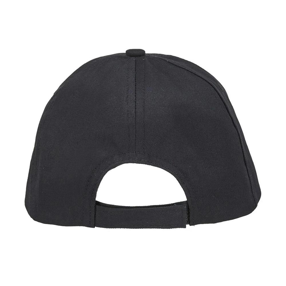 SOLS Childrens/Kids Buzz Baseball Cap - Black