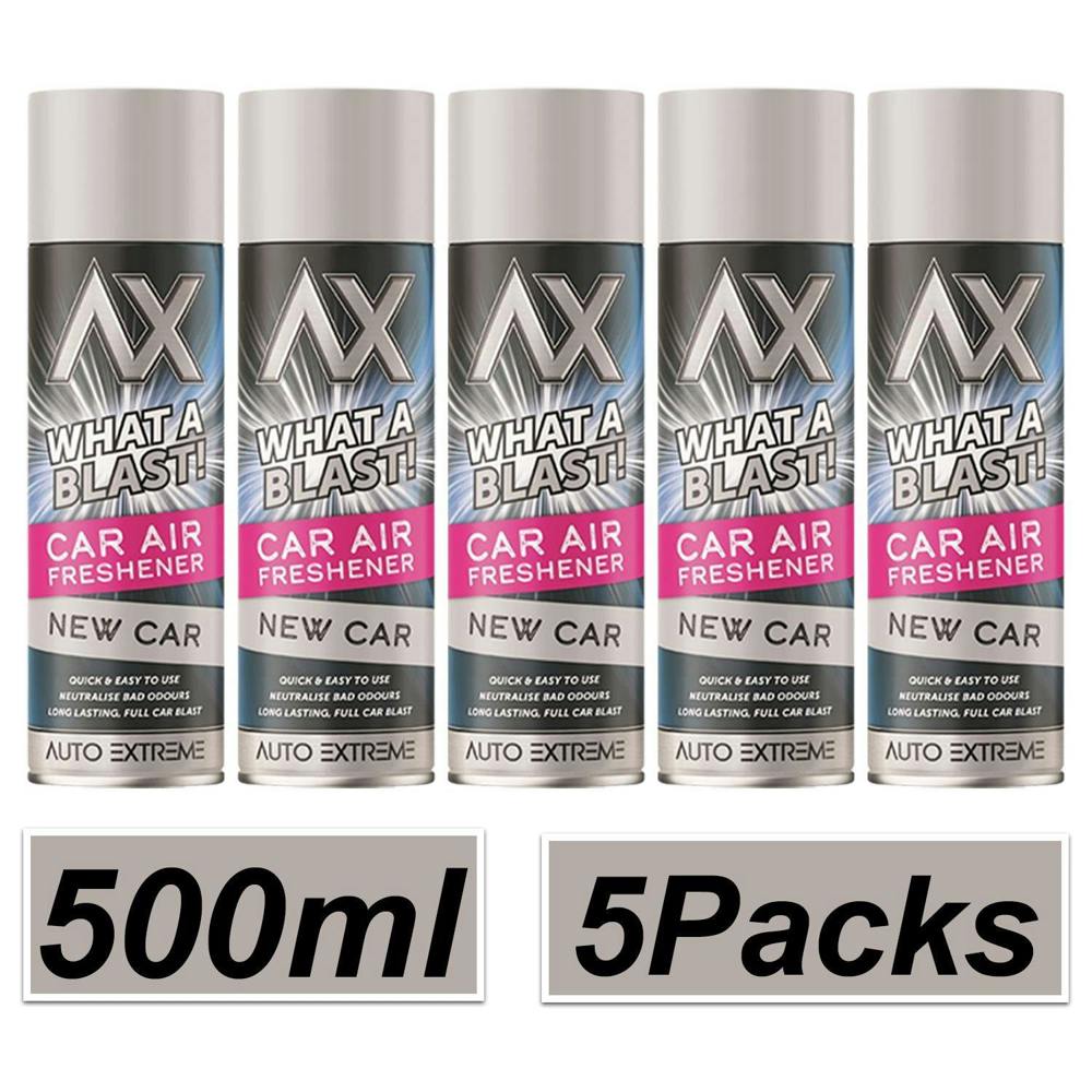 Auto Extreme 5X - What A Blast! New Car Car Air Freshener Spray 500ml