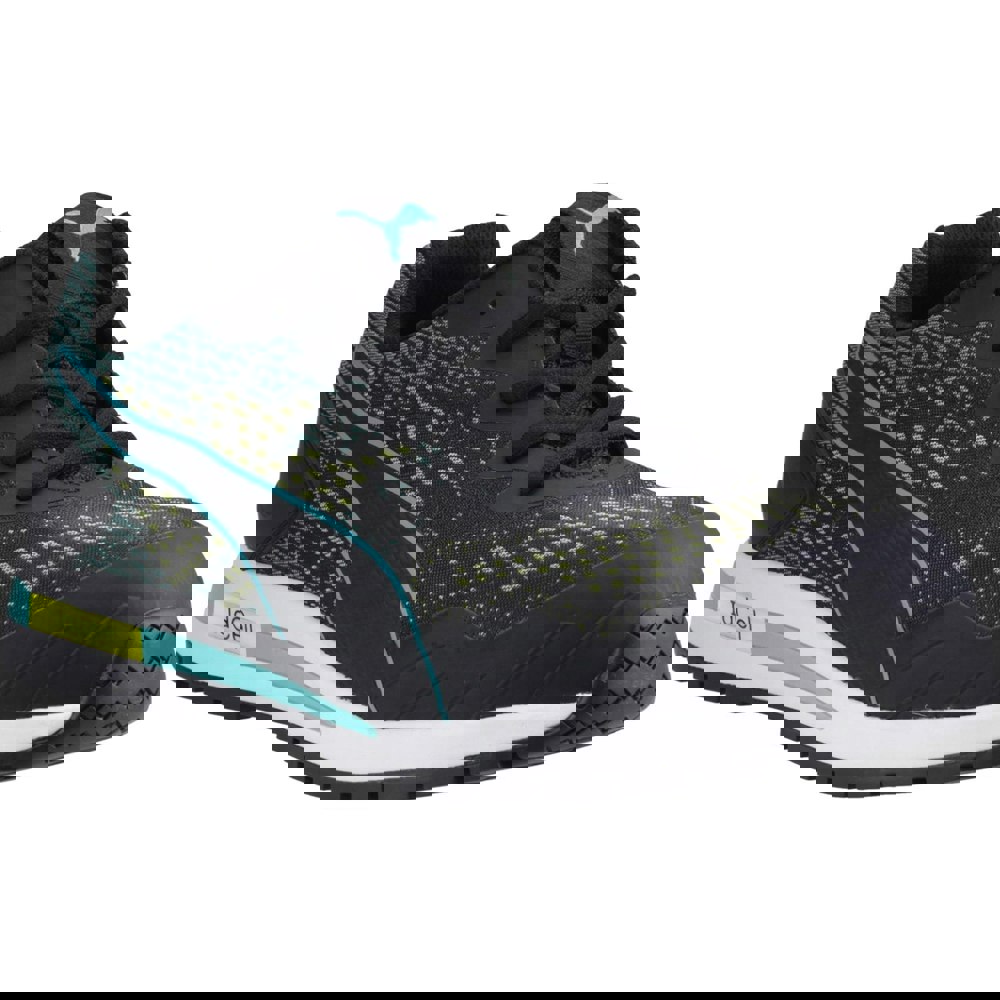Puma Women's Vivid Green Heart Low Trainers - Black/Blue