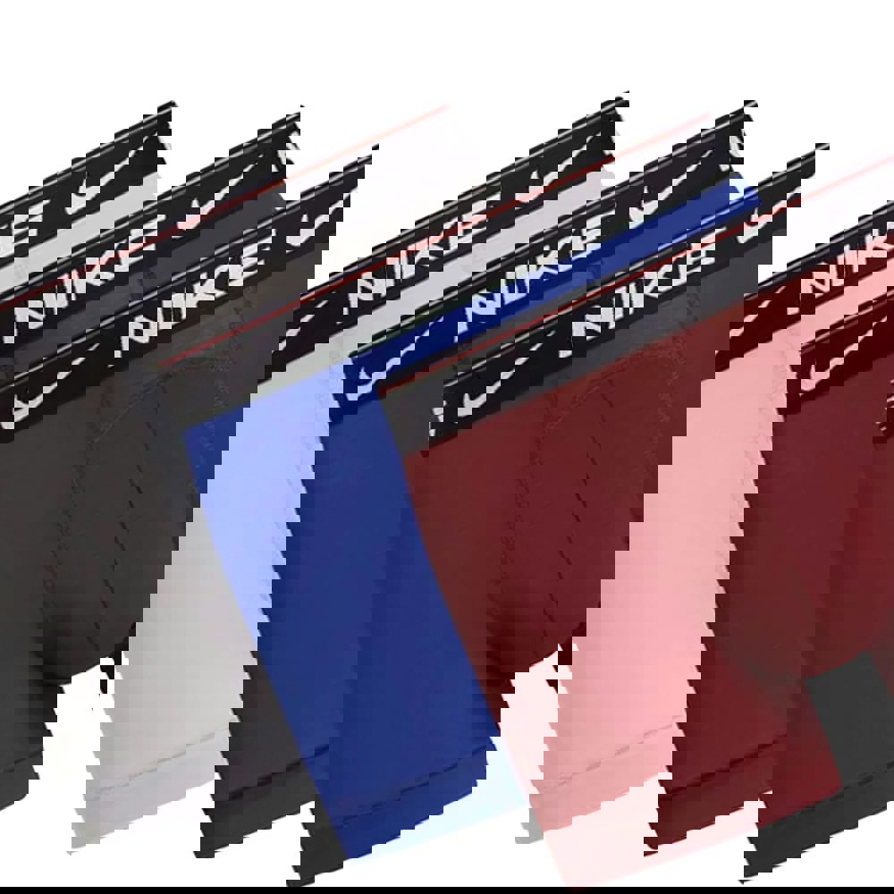 Nike Mens Dri-FIT Boxer Shorts (Pack of 3) - Multicoloured