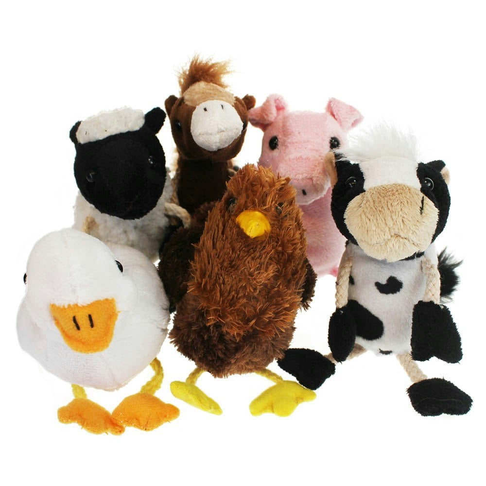 The Puppet Company Farm Animals Set of 6 - Finger Puppets