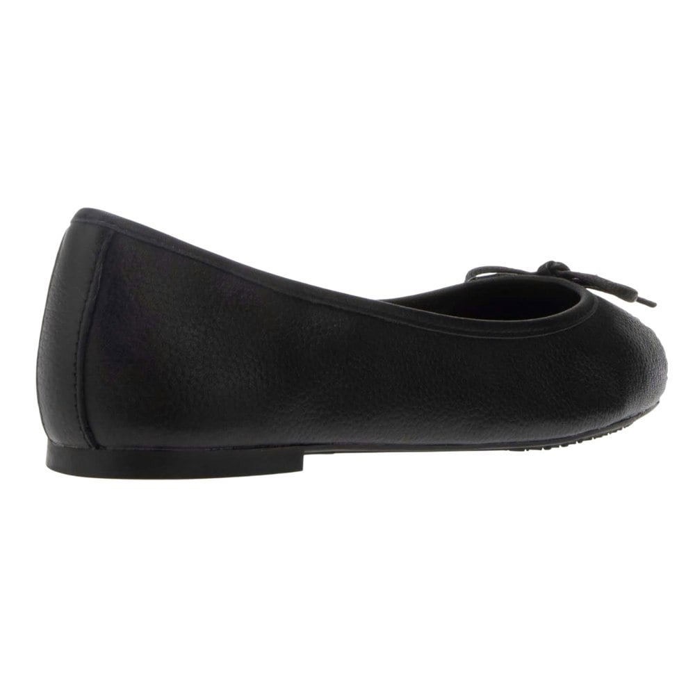 Dune London Womens/Ladies Harpington Leather Ballerina Flats - Black