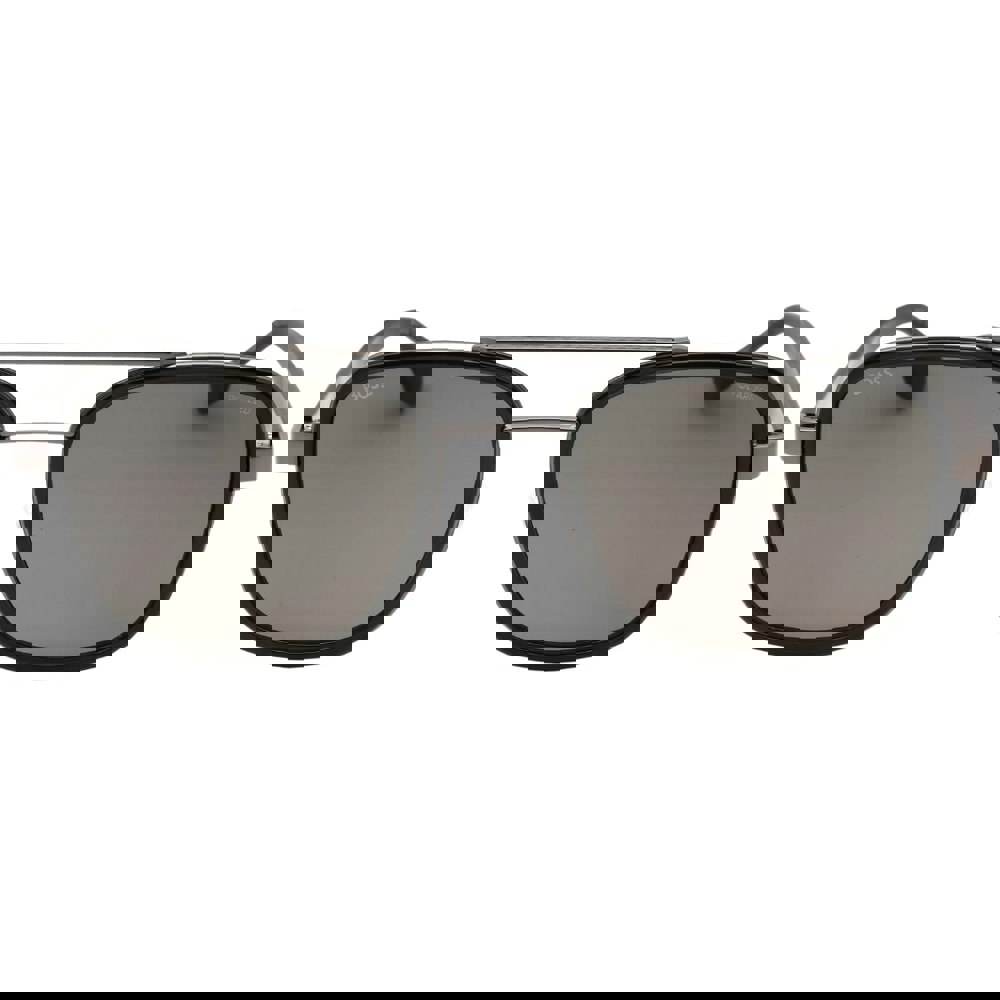 Hugo Boss Grey Polarized Lens Dark Ruthenium Grey Sunglasses One Size