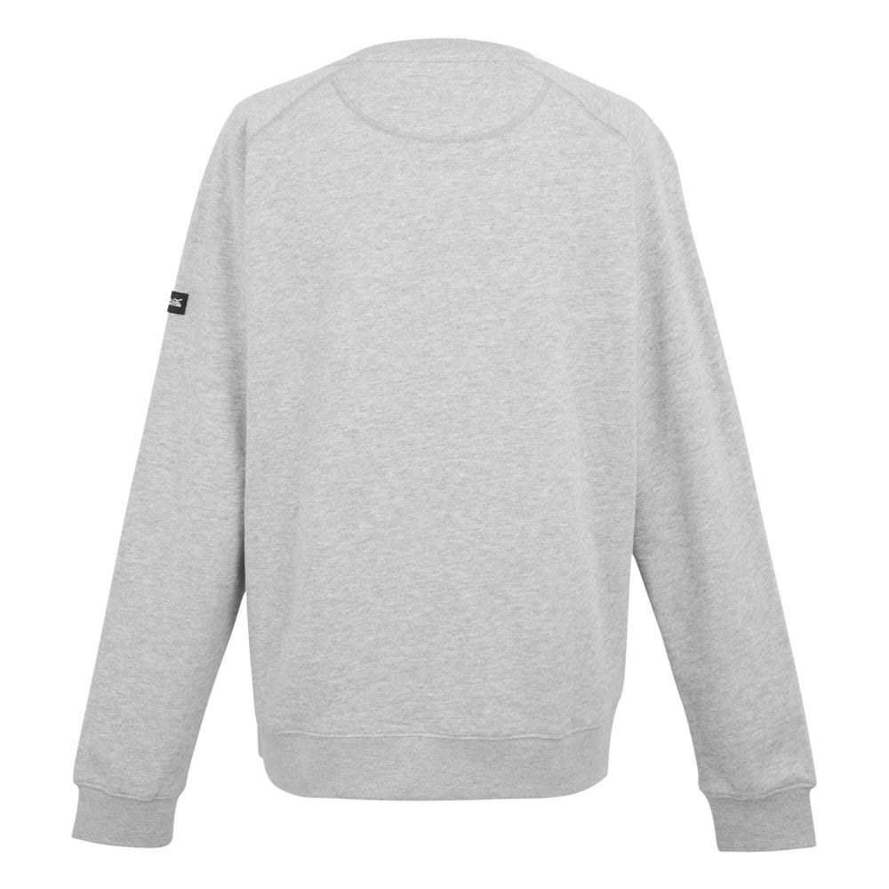 Regatta Mens Nithsdale Linear Mountain Crew Neck Sweatshirt - Grey Marl
