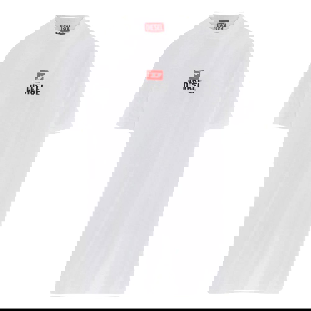 Diesel Small D Logo White T-Shirt S