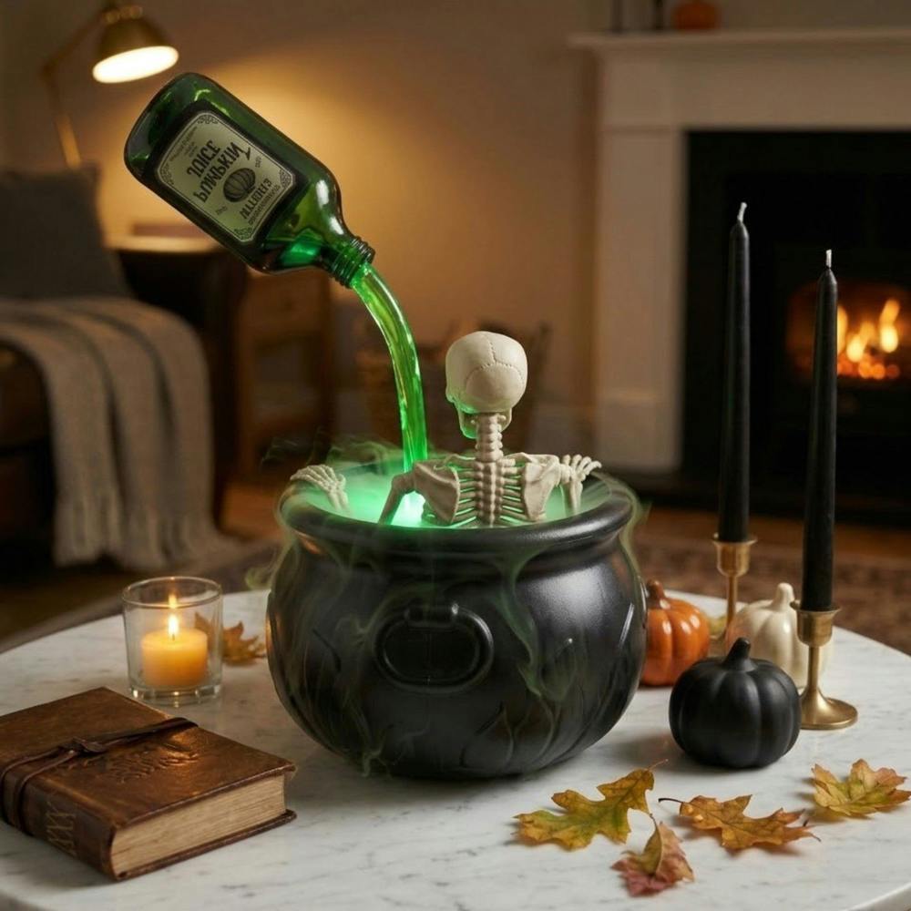 Garden Greatness Halloween Animated Cauldron Bubble Decoration