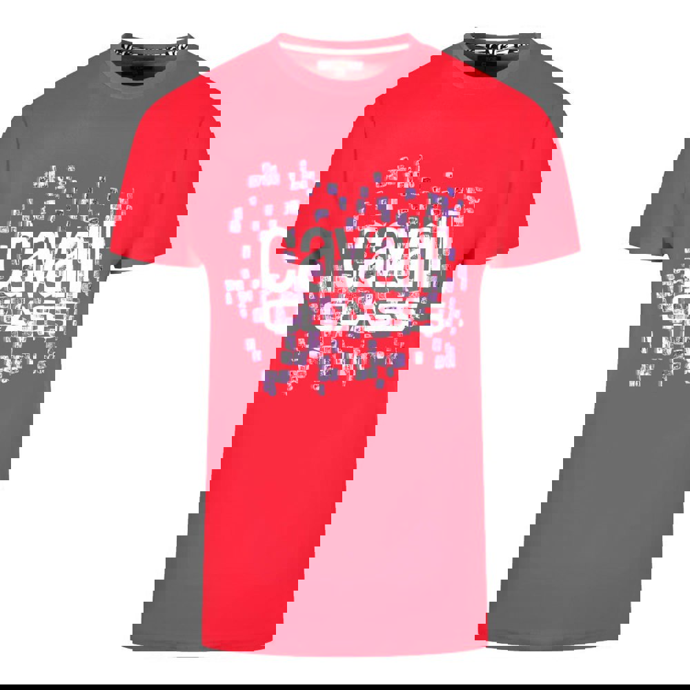 Cavalli Class Scales Design Logo T-Shirt - Red
