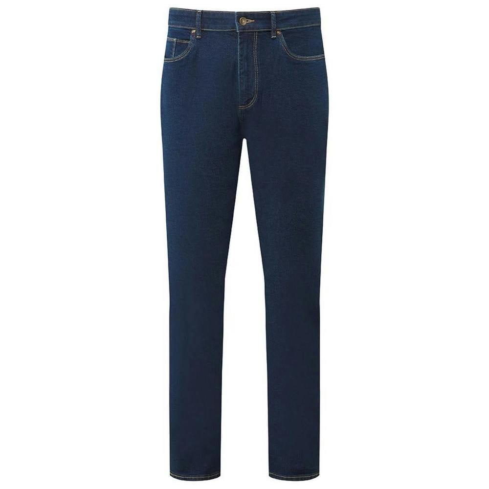Premier Mens Workready Jeans - Indigo - Indigo - 80% Cotton/19% Recycled Polyester/1% Elastane