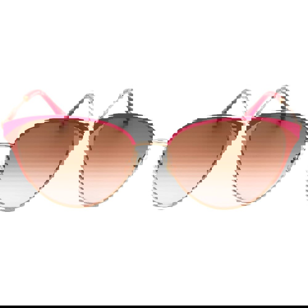 Kate Spade Alianna/G/S Brown Pink SF Lens Rose Gold Sunglasses One Size