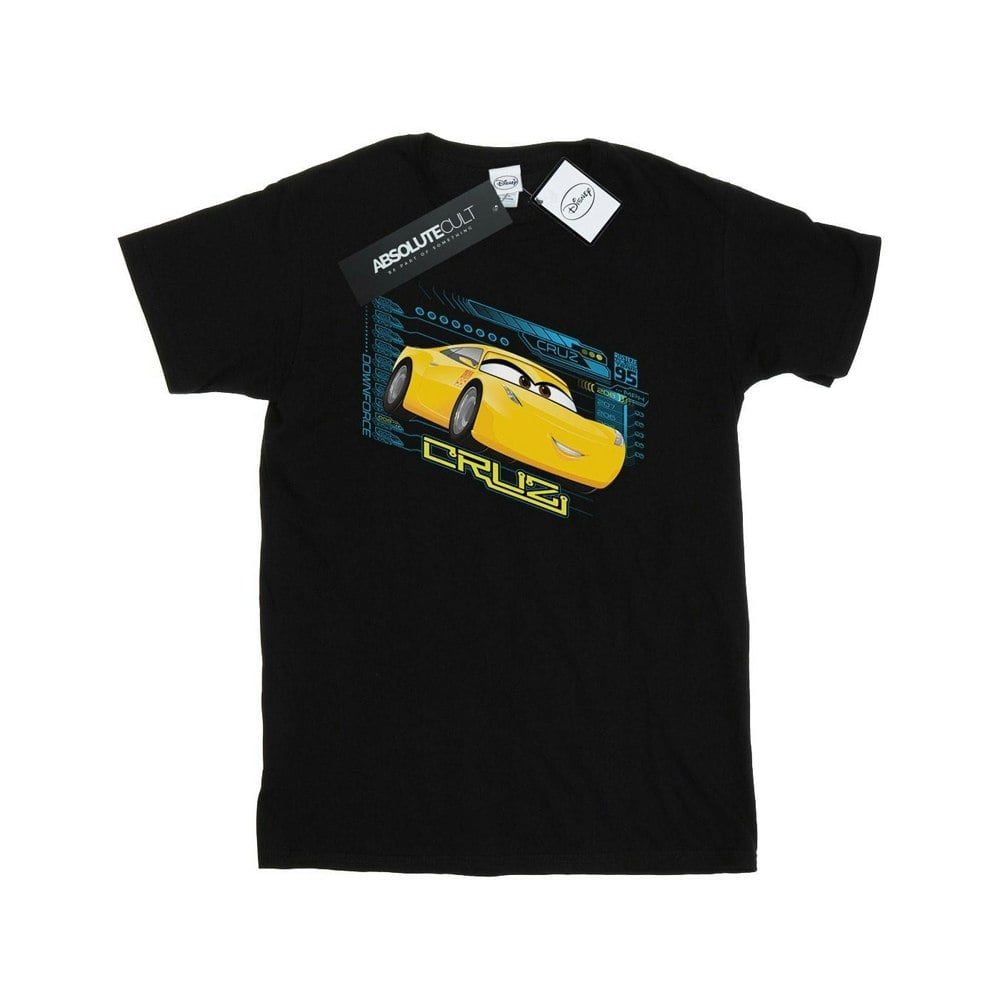 Disney Mens Cars Cruz Ramirez T-Shirt - Black