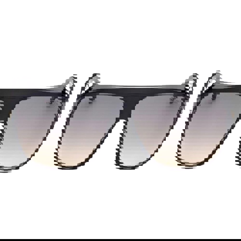 Tom Ford Hawkings-02 Gradient Smoke Lens Shiny Black Sunglasses One Size